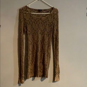 Lace mesh medium blouse